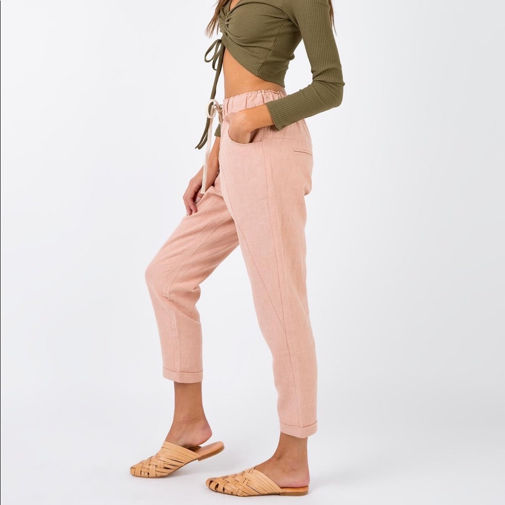 PRINCESS POLLY RAMIE Salmon Pants (US SIZE 6)